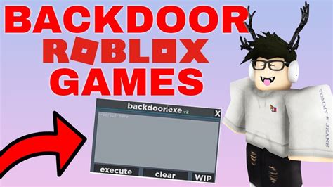 The Backdoor can work as a melee and healing item at the same time, due to it's special overhealing the player by 50 hp also giving a major jump and speed boost. . Roblox backdoor games list